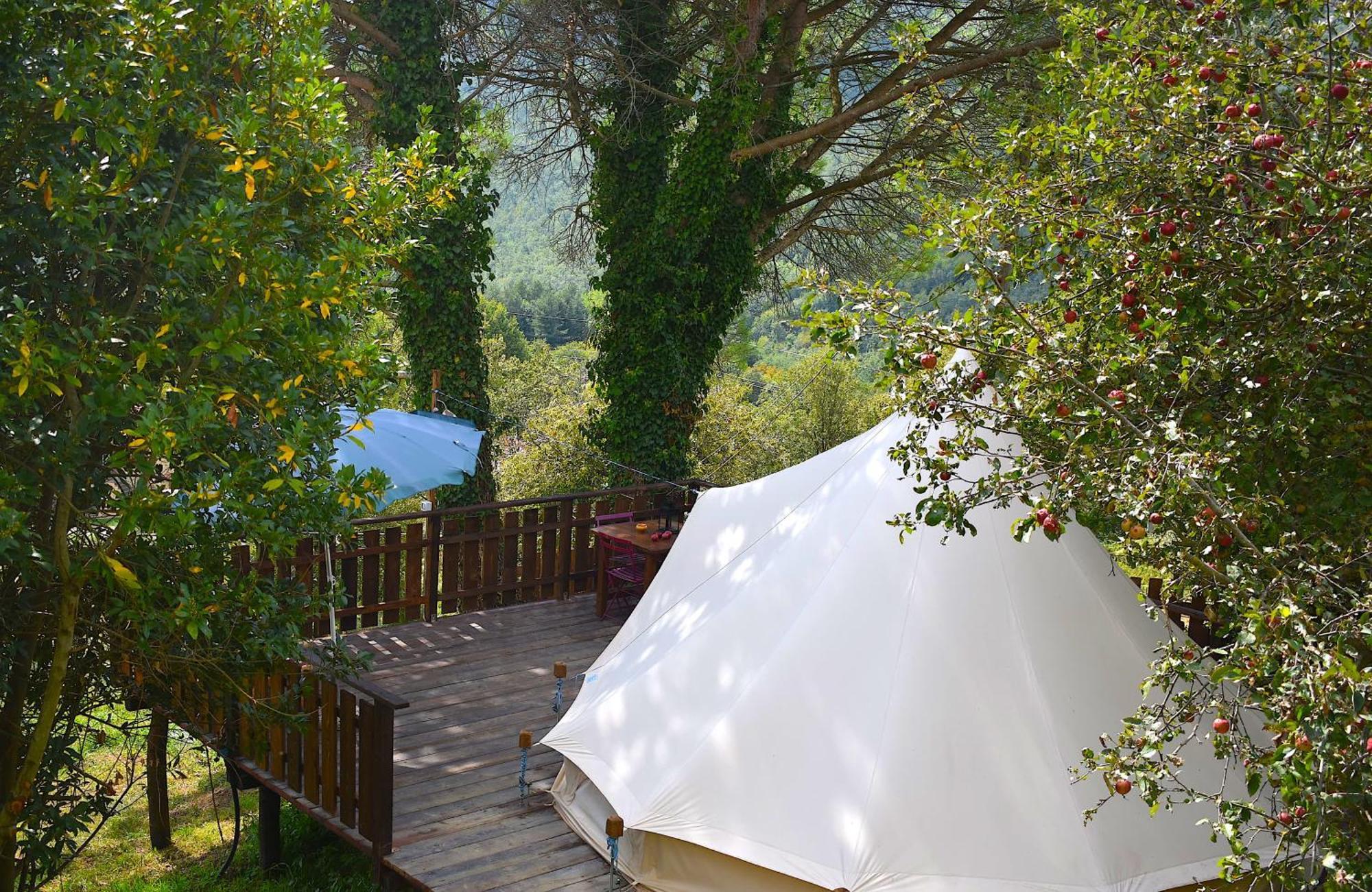 Podere di Maggio - Glamping tent 3 Santa Fiora Bagian luar foto